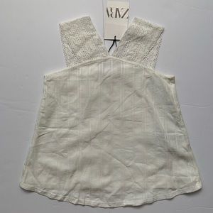 Zara Kids  Embroidered Halter Top